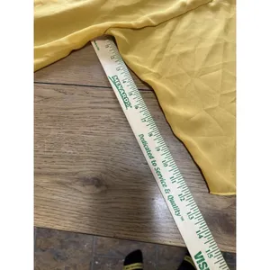 Lularoe Mustard‎ Yellow Kimono Sz Medium Sheer Artsy Duster Vacation Lightweight thumbnail 7
