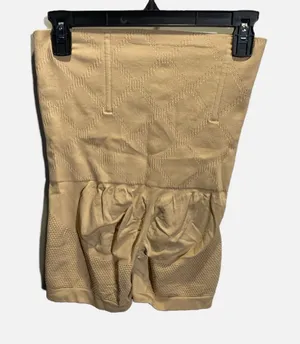 High Waisted Tummy Control Shapewear Short Tan Beige Butt Lifting Compression 2X thumbnail 1