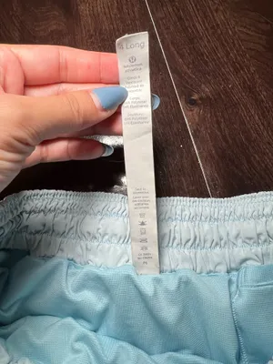 Lululemon Light Blue Hotty Hot Short Size 4 Long thumbnail 5