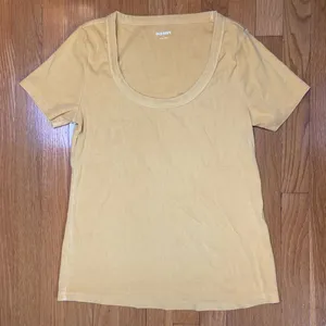 GAP Women's Short Sleeve Top - Yellow thumbnail 1