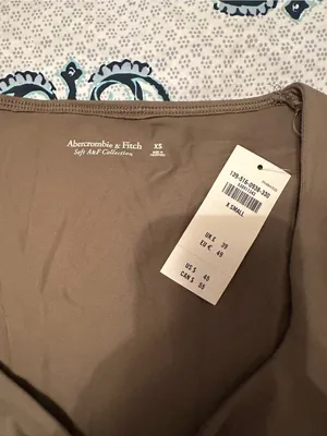 Abercrombie Knot Front Long Sleeve bodysuit thumbnail 2