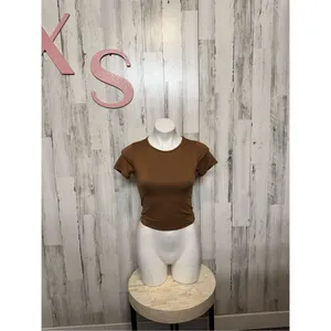 GAZE brown blouse size XS Brown thumbnail 2