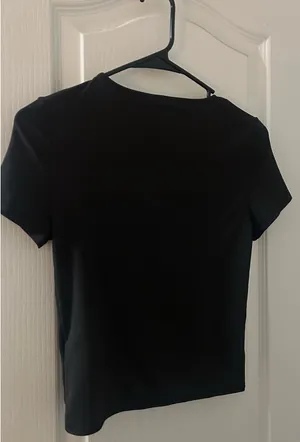 Cotton On Top Black Crop thumbnail 5