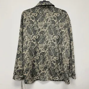 Dogg Supply by Snoop Dogg‎ Large Paisley Button Down Sleep Top Pajama Lounge thumbnail 8