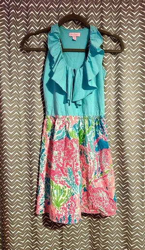 RARE Lilly Pulitzer Danita Dress in "Let's Cha Cha", XS. thumbnail 3