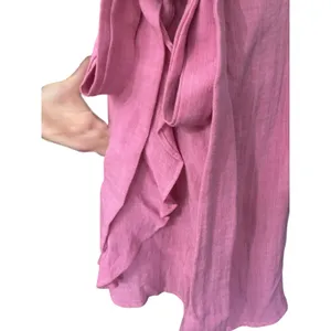Cotton Candy LA Abbeline Bow Wrap Dress Pink Size L Womens Mini Party Cocktail⁠ thumbnail 8