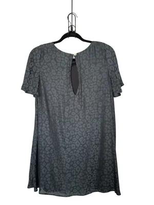 Show Me‎ Your Mumu XS Charcoal Leopard Print Mini Dress Whimsigoth Indie Sleaze thumbnail 4