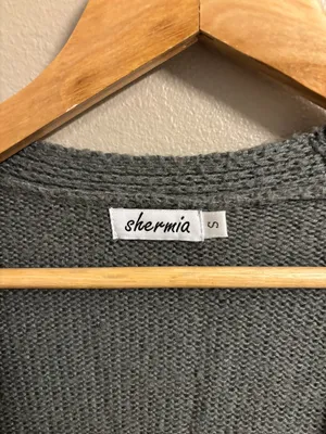 Shermia gray cardigan size small thumbnail 4
