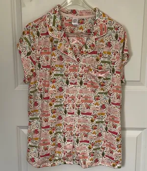 Pretty Pri Sweet Camper PJ Set Medium Pink thumbnail 1