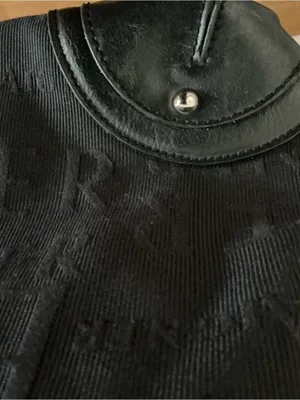 Etienne Aigner signature large tote bag jacquard black metallic silver hardware thumbnail 3