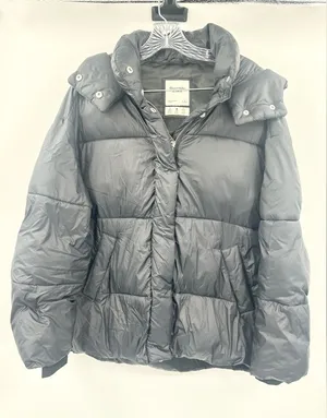 Abercrombie & Fitch‎ Ultra Puffer Black Coat Size Small thumbnail 1