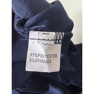 Navy Blue Maxi Halter Dress Boho Tie Back Pockets Size M thumbnail 7
