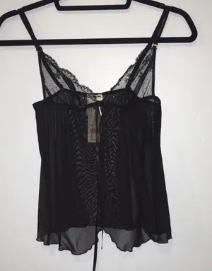 Victoria's Secret NWT Sheer Babydoll With Rhinestone thumbnail 1