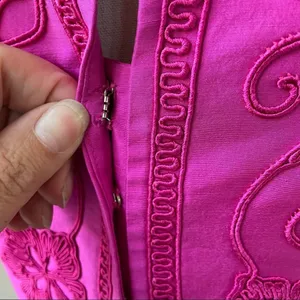 Vintage Constance Saunders Silk Jacket Wrap Skirt Raspberry 10 Pink thumbnail 6