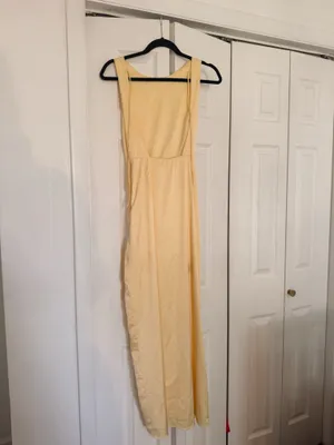 Abercrombie Butter Yellow Formal Dress thumbnail 2