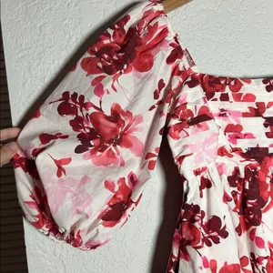 NEW Abercrombie & Fitch Emerson Poplin XST Mini Dress Summer Vaca Floral Tall thumbnail 6