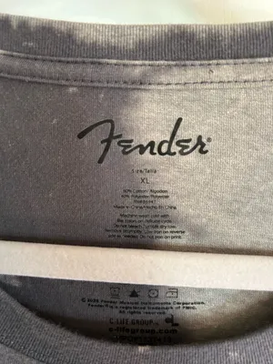 Fender tee Gray Size XL thumbnail 3