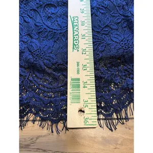 SUZANNE BETRO Navy Blue Lace Bodice Pleated Dress Women's Size XL -‎ NWT $100 thumbnail 13