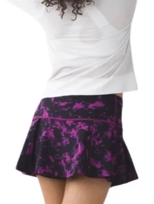 Lululemon Hit Your Stride Skirt Breezie Regal Plum Black / Black Size 10 Skort thumbnail 1