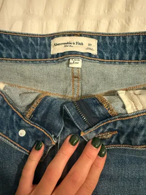 Abercrombie Curve Love Denim Skirt Mini thumbnail 3