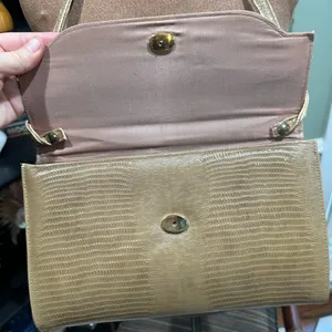 Vintage Faux Leather Purse & Heels Set – Size 6.5 thumbnail 8
