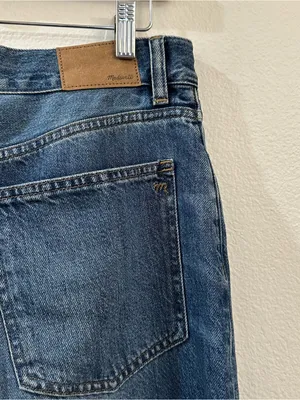Madewell Superwide Leg Jeans High Rise Blue Denim Size 28 thumbnail 10