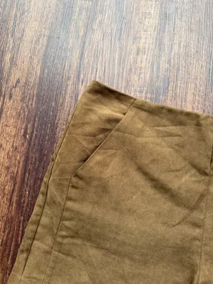 Timing Women’s Boho Brown Faux Suede Shorts Festival Camel Western - Size L thumbnail 5