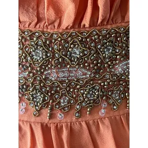 Alice and‎ Olivia Beaded Silk Dress thumbnail 7