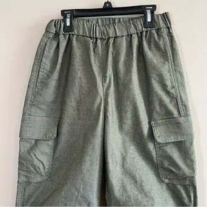 ✨ Sincerely Jules Women’s Green Cargo‎ Pants Small thumbnail 2
