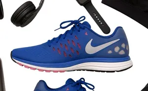 Nike Zoom Fitsole 3 Women Running Shoes Royal Blue Pink Athletic Sneakers in EUC thumbnail 1