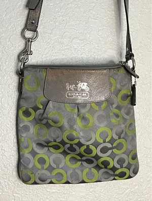 Coach Madison Op Art Signature Messenger Swingpack Crossbody Handbag thumbnail 1