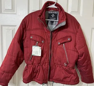 NWT Y2K‎ Inside Edge M Performance Pocket Quilted Outerwear Ski Winter coat thumbnail 1