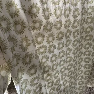 American Eagle Cream Floral Short Sleeve V-Neck Oversized Soft & Sexy Tee thumbnail 4