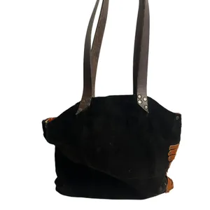 Tree Women's Artisan Leather Suede Tote Brown thumbnail 7