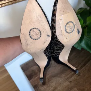 Adrienne Vittadini Leopard Print Pointed Toe Stiletto‎ Heel Ankle Boots Size 8 thumbnail 6