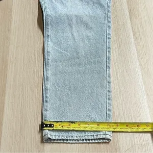 PacSun Light Wash High Rise Straight Button Fly Jeans 27‎ Cotton Casual Academic thumbnail 9