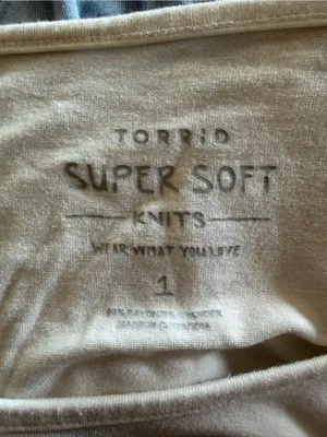 Torrid Super Soft Knits Women’s Ombre Scoop Neck Blouse thumbnail 3