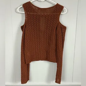 Milk It Dolls Kill Tantra Woven Front Tie Cold Shoulder Top Size 8 Cottagecore thumbnail 4