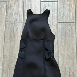 H&M Black Sleeveless Halter Sheath Dress thumbnail 2