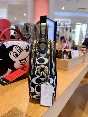 Coach Disney Mickey Mouse Leather Crossbody c6977 thumbnail 2
