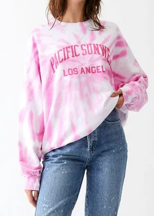 PacSun Logo Tie Dye Sweatshirt thumbnail 1