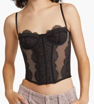 Out From Under Modern Love Urban Outfitters Corset Top thumbnail 1