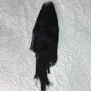 Beautiful sequinned drape (#809) Black thumbnail 6