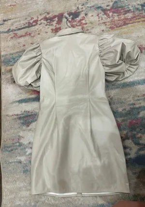 leather dress Tan thumbnail 3