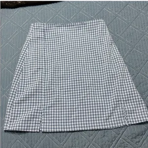 Blue Cara Brandy Melville Skirt Plaid thumbnail 2