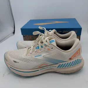 Brooks Adrenaline GTS 23 Womens Running Shoes Coconut Papaya Blue 120381 1B 152 thumbnail 2