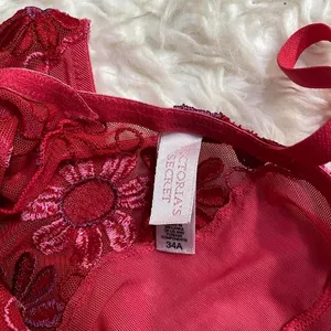 Victoria'S Secret Floral Embroidery Teddy Mesh Bodysuit Intimates Fairy Whimsy thumbnail 7