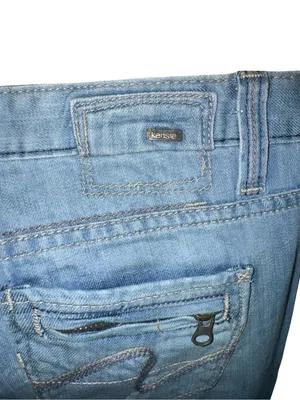 Y2K Kensie Light Blue Distressed Bootcut Jeans thumbnail 4