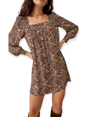 NWT reformation Blake long‎ sleeve shift dress M thumbnail 1