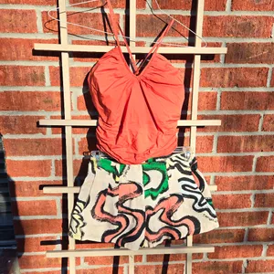 Young Fabulous & Broke Orange Cotton Top S thumbnail 3